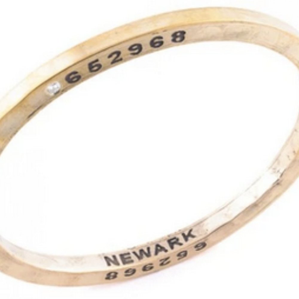 Brass with Diamond Bracelet for Newark or Detroit by Caliber Collection